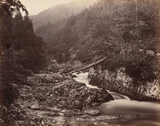 Bergmannsbrücke, Wales, um 1858