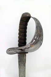 Artillerieoffiziersschwert von Captain Tyrwhitt Pulman, Bengal Artillery, 1859