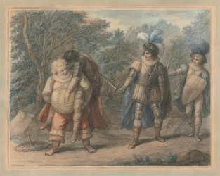 Falstaff trägt den toten Hotspur