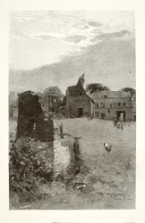 Die Ruinen von Hougomont