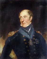 Porträt von Konteradmiral Sir Charles Cunningham (1755-1834)
