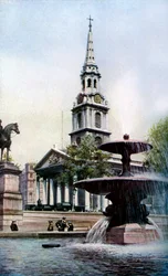 Kirche St. Martin-in-the-Fields, Trafalgar Square, London, ca. 1930er