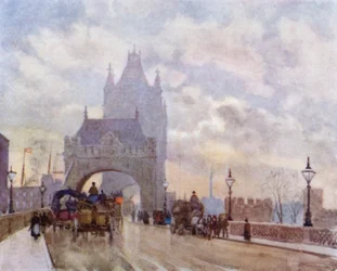 Auf der Tower Bridge