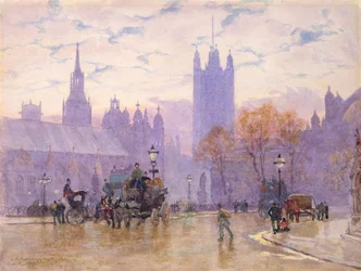 Morgen auf dem Parlamentsplatz, 1889