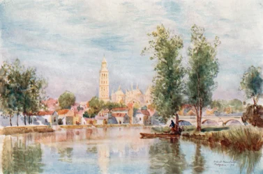 Perigueux vom Fluss aus