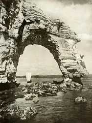 Ein vom Meer geformter Bogen in Matsushima, 1910