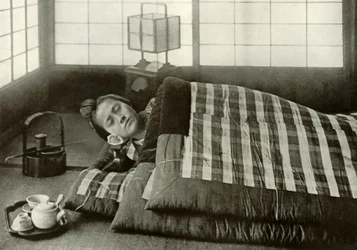 Schlafenszeit in Japan, 1910