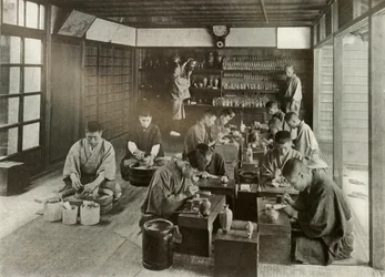 Namikawas Arbeitszimmer, 1910