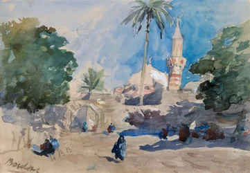 Boulac bei Kairo von der Stadtmauer aus