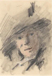 Studie einer Frau