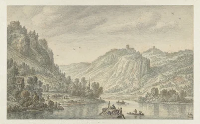 Rhein bei den Drachenfels