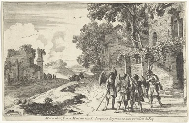 Abraham empfängt die drei Engel