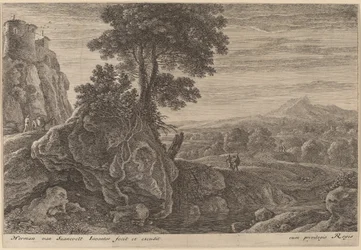 Haus auf einem Felsen