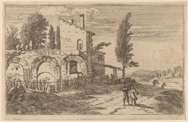 Gasthaus in den Ruinen des Kaiserpalastes