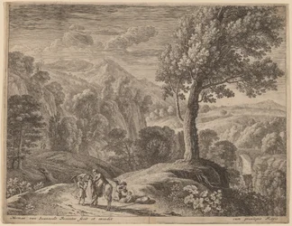Der große Baum und die Kaskade