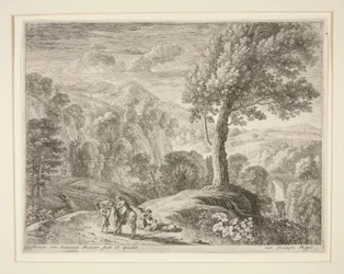 Der große Baum und die Höhle, aus der Serie Die Flucht nach Ägypten