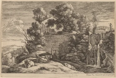 Die Spinnerin und vier Kühe