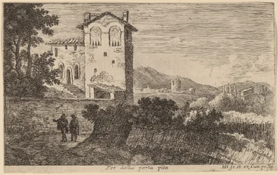 Villa außerhalb der Porta Pia