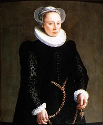 Porträt einer Dame im Alter von 24 Jahren