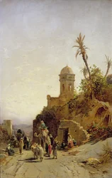 Die abreisende Karawane, Bethanin, c.1880