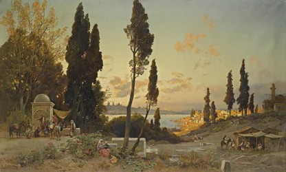 Blick über den Bosporus, Konstantinopel