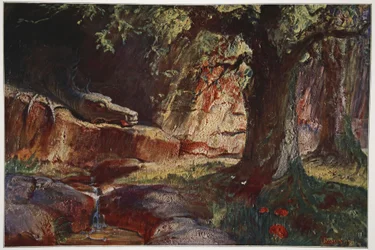 Fafner in seiner Höhle, 1906