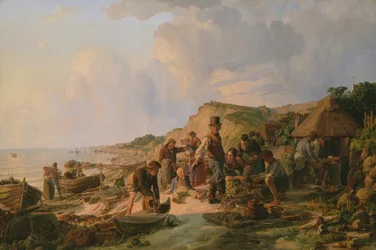 Die Heimkehr des Fischers in Probsteier, 1837