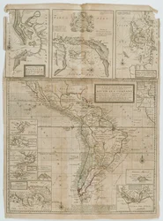 Eine neue und genaue Karte der Küstenländer und Inseln innerhalb der Grenzen der South Sea Company