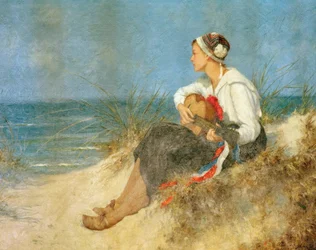 Besinnliche Stunde am Strand