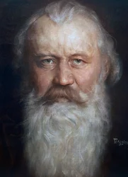 Porträt von Johannes Brahms (Hamburg)