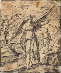 Tobias und der Engel (verso)