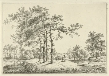Landschaft mit Mutter und Kind