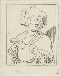 Mann mit Krug
