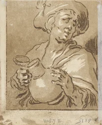 Mann mit Krug