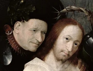 Verspottung Christi (Die Dornenkrönung), um 1490-1500 (Detail von 29114)