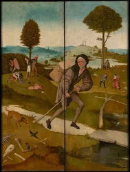 Der Heuwagen-Triptychon, ca. 1516 (Außenansicht)