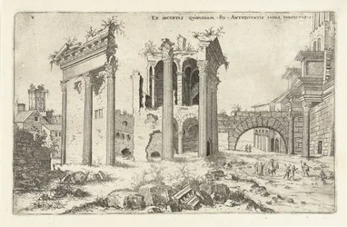 Blick auf das Forum von Nerva