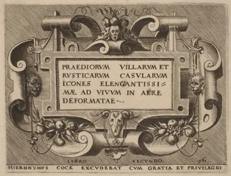Titelseite für Praediorum Villarum