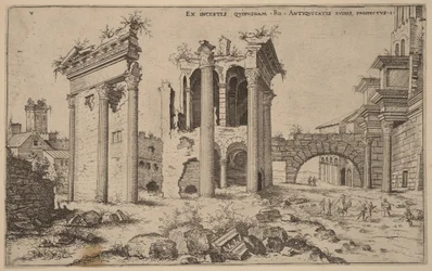 Ansicht des Forums von Nerva