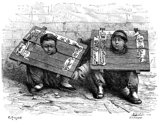 Der Pranger in Japan vor der Revolution, 1895