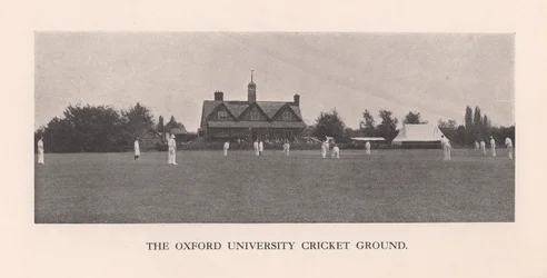 The Parks, Cricketplatz der Universität Oxford, 1912