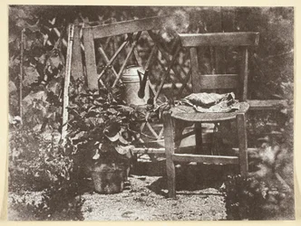 Stuhl im Garten