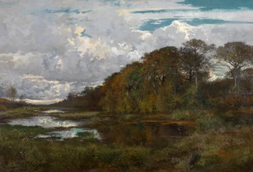 Die Teiche der "Grijze Molen" in Terhulpen