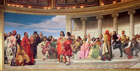 Hemicycle: Künstler aller Zeiten (Detail)