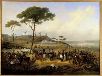 Expedition aus Spanien 1823: Eroberung der Schanzen von Santa Margarita vor der Coruña am 5. Juli