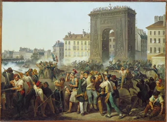 Kämpfe am Stadttor von St. Denis am 28. Juli