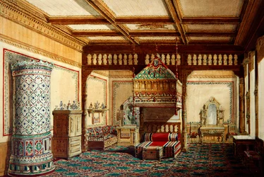 Schlafzimmer im Palast von Großherzog Wladimir Alexandrowitsch in St. Petersburg