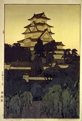 Abendansicht des Himeji-Schlosses