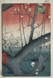 Der Pflaumengarten am Kameido-Schrein