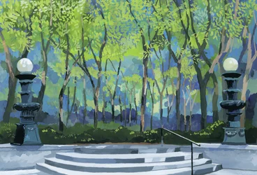 Eingang des Parks, 2016